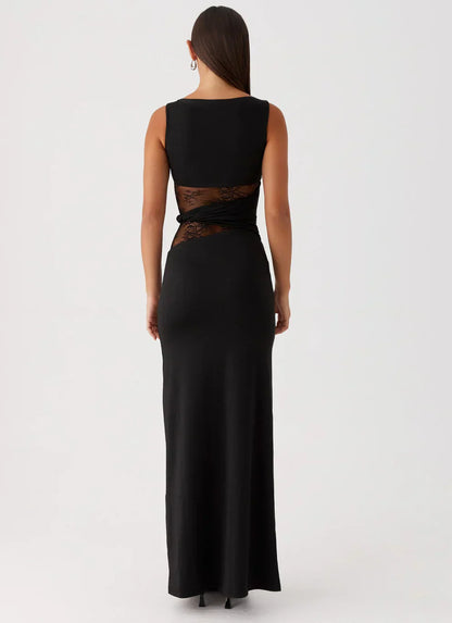 "Noire" Maxikleid